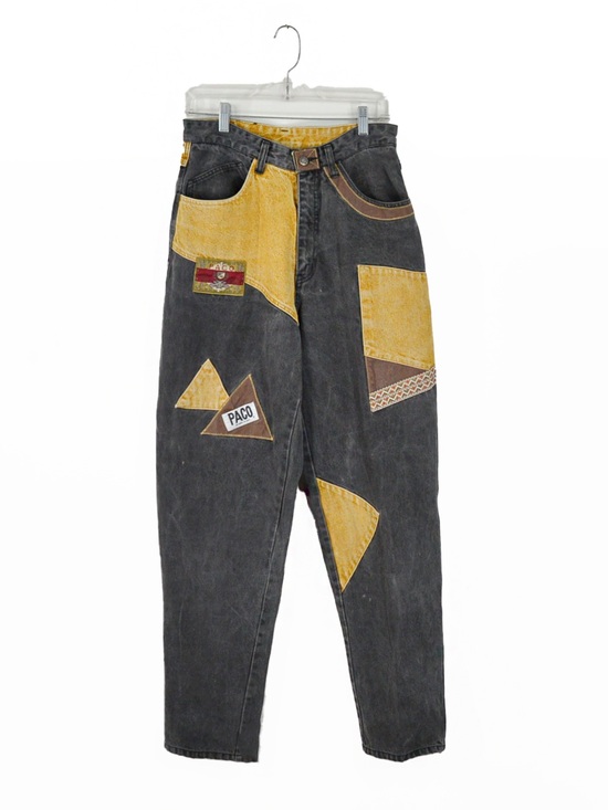 Paco Jeans Other - Vintage 80s 90s Paco High Waist Patchwork Denim Jeans